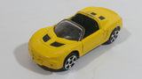 Maisto 2001 Opel Speedster Yellow Die Cast Toy Car Vehicle