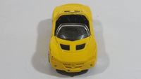 Maisto 2001 Opel Speedster Yellow Die Cast Toy Car Vehicle