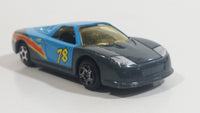 MotorMax No. 6069 Blue and Black  #78 Die Cast Toy Sports Car Vehicle