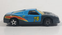 MotorMax No. 6069 Blue and Black  #78 Die Cast Toy Sports Car Vehicle