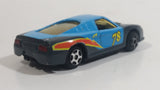 MotorMax No. 6069 Blue and Black  #78 Die Cast Toy Sports Car Vehicle