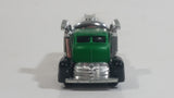 2009 Hot Wheels Fast Gassin Fuel Truck Green with Chrome Tank Die Cast Toy Car Vehicle