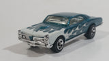 2007 Hot Wheels All Stars '67 Pontiac GTO Metalflake Teal Die Cast Toy Muscle Car Vehicle