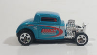 2010 Hot Wheels Hot Rods '32 Ford Metallic Turquoise Die Cast Toy Car Vehicle