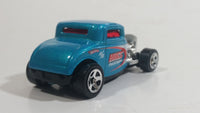 2010 Hot Wheels Hot Rods '32 Ford Metallic Turquoise Die Cast Toy Car Vehicle