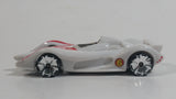 2008 Hot Wheels Track Set exclusive Mach 6 Speed Racer White Plastic Toy Race Car Vehicle