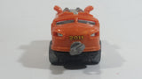 2011 Hot Wheels Rapid Transit Series Rocky Mountain Rail Train Engine Locomotive Orange Plastic Body Die Cast Toy Railway Railroad Vehicle