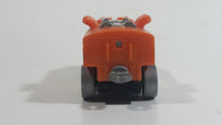 2011 Hot Wheels Rapid Transit Series Rocky Mountain Rail Train Engine Locomotive Orange Plastic Body Die Cast Toy Railway Railroad Vehicle