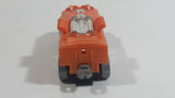 2011 Hot Wheels Rapid Transit Series Rocky Mountain Rail Train Engine Locomotive Orange Plastic Body Die Cast Toy Railway Railroad Vehicle