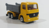 SIKU Mercedes Yellow and Grey Dump Truck Die Cast Toy Car Construction Vehicle