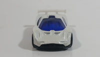 2008 Hot Wheels Rock 'n' Road GT Prototype 12 White Die Cast Toy Car Vehicle