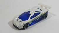 2008 Hot Wheels Rock 'n' Road GT Prototype 12 White Die Cast Toy Car Vehicle