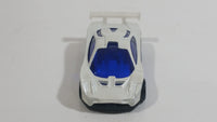 2008 Hot Wheels Rock 'n' Road GT Prototype 12 White Die Cast Toy Car Vehicle