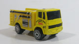 2008 Maisto Tonka Mountain Fire Dept. 7 Firefighting Truck "07" Yellow Die Cast Toy Car Vehicle