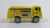 2008 Maisto Tonka Mountain Fire Dept. 7 Firefighting Truck "07" Yellow Die Cast Toy Car Vehicle