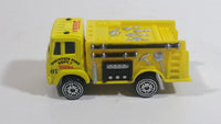 2008 Maisto Tonka Mountain Fire Dept. 7 Firefighting Truck "07" Yellow Die Cast Toy Car Vehicle