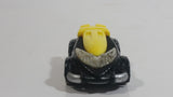 1995 Hot Wheels Shock Force Black and Yellow Die Cast Toy Car Vehicle McDonald's Happy Meal