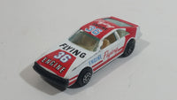 Vintage Yatming Toyota Celica Flying Engine #36 No. 1036 White Red Die Cast Toy Race Car Vehicle