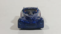 2007 Hot Wheels Racing '41 Willys Metalflake Blue #6 Die Cast Toy Hot Rod Car Vehicle