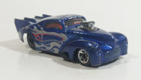 2007 Hot Wheels Racing '41 Willys Metalflake Blue #6 Die Cast Toy Hot Rod Car Vehicle