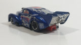 2007 Hot Wheels Racing '41 Willys Metalflake Blue #6 Die Cast Toy Hot Rod Car Vehicle