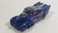 2007 Hot Wheels Racing '41 Willys Metalflake Blue #6 Die Cast Toy Hot Rod Car Vehicle