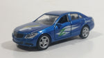 Y.T.G.F. No. 9972-7 "Speed" "Akron Zips" Blue Sedan Die Cast Toy Car Vehicle with Opening Doors