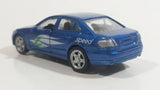 Y.T.G.F. No. 9972-7 "Speed" "Akron Zips" Blue Sedan Die Cast Toy Car Vehicle with Opening Doors