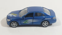 Y.T.G.F. No. 9972-7 "Speed" "Akron Zips" Blue Sedan Die Cast Toy Car Vehicle with Opening Doors