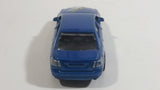 Y.T.G.F. No. 9972-7 "Speed" "Akron Zips" Blue Sedan Die Cast Toy Car Vehicle with Opening Doors