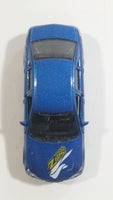 Y.T.G.F. No. 9972-7 "Speed" "Akron Zips" Blue Sedan Die Cast Toy Car Vehicle with Opening Doors