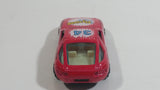 1980s Yatming Hot Pink Porsche 928 Flystone #34 Super Runner Die Cast Toy Car No. 1034