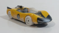 2008 Hot Wheels "Speed Racer" Racer X Street Car #9 Yellow Frosted White Plastic Body Die Cast Toy Car Vehicle