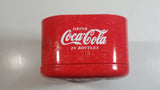 Drink Coca-Cola In Bottles Ice Cold Coke Soda Pop Red Refrigerator Vending Machine Shaped Tin Metal Beverage Collectible