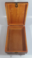 Vintage Style Wood Wooden Dovetail Shoe Shine Box