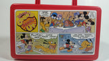 Vintage Whirley Disney's Cook'd Up Comics Red Plastic Pencil Case