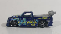 2008 Hot Wheels All Stars Super Tuned Truck Dark Blue Die Cast Toy Car Vehicle