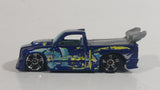 2008 Hot Wheels All Stars Super Tuned Truck Dark Blue Die Cast Toy Car Vehicle