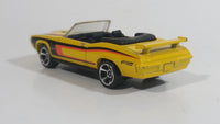 2011 Hot Wheels Muscle Mania 70 Pontiac GTO Convertible Yellow Die Cast Toy Car Vehicle