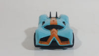 2008 Hot Wheels Prototype H-24 Light Blue Die Cast Toy Car Vehicle