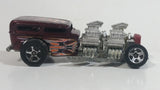 2000 Hot Wheels Way 2 Fast Dark Metal Red Die Cast Toy Car Hot Rod Vehicle