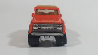 2008 Matchbox Off-Road Ford Bronco 4x4 1972 Orange Die Cast Toy Car Vehicle