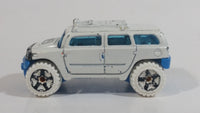 2015 Hot Wheels HW Off-Road Ice Mountain Rockster White Hummer Style Die Cast Toy Car Vehicle