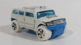 2015 Hot Wheels HW Off-Road Ice Mountain Rockster White Hummer Style Die Cast Toy Car Vehicle