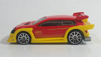 2010 Hot Wheels Hot Tunerz Flight 03 Red with Yellow Trim Die Cast Toy Car Vehicle