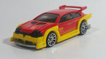 2010 Hot Wheels Hot Tunerz Flight 03 Red with Yellow Trim Die Cast Toy Car Vehicle