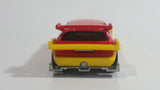 2010 Hot Wheels Hot Tunerz Flight 03 Red with Yellow Trim Die Cast Toy Car Vehicle