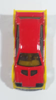 2010 Hot Wheels Hot Tunerz Flight 03 Red with Yellow Trim Die Cast Toy Car Vehicle