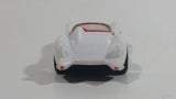 2008 Hot Wheels Mach 5 Speed Racer White Plastic Toy Race Car Vehicle