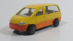 Unknown Brand Van Yellow and Orange Die Cast Toy Car Vehicle